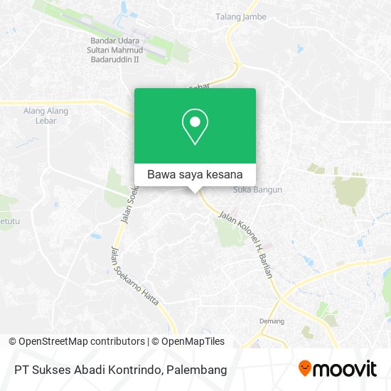 Peta PT Sukses Abadi Kontrindo