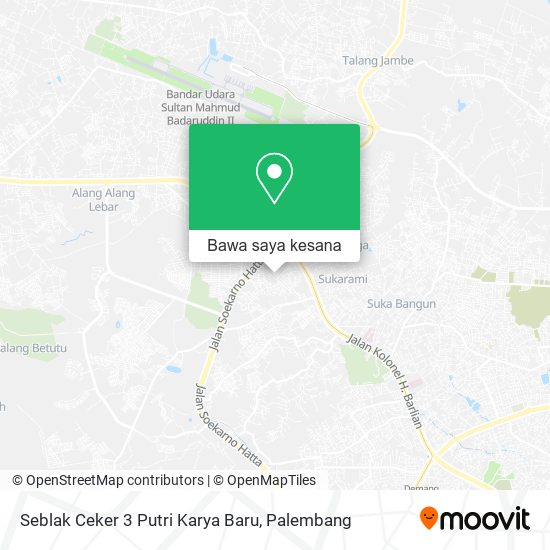 Peta Seblak Ceker 3 Putri Karya Baru