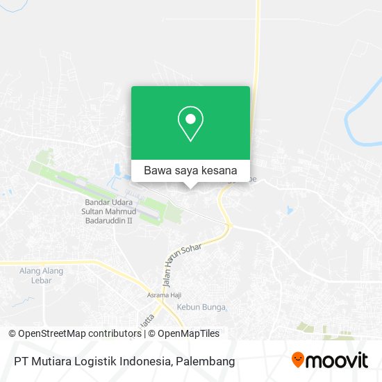 Peta PT Mutiara Logistik Indonesia