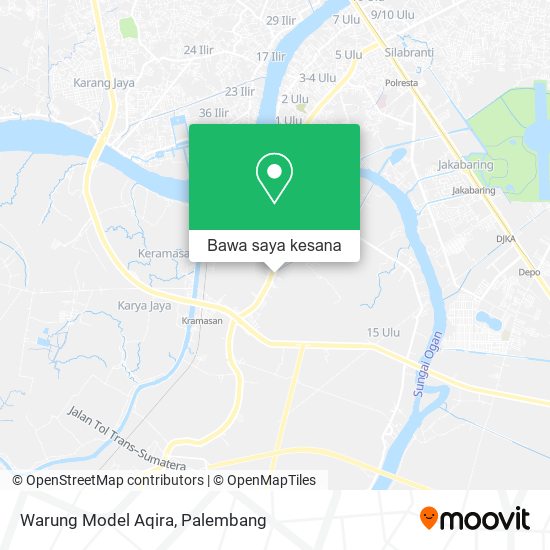 Peta Warung Model Aqira