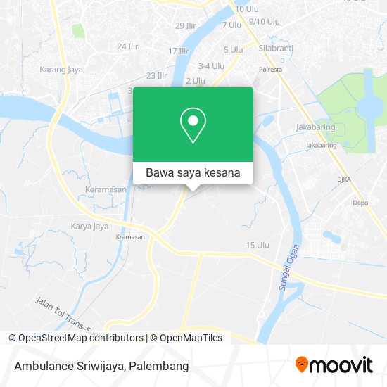 Peta Ambulance Sriwijaya