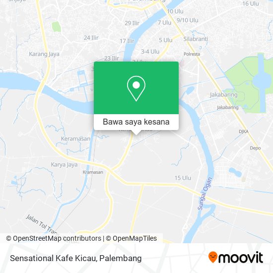 Peta Sensational Kafe Kicau