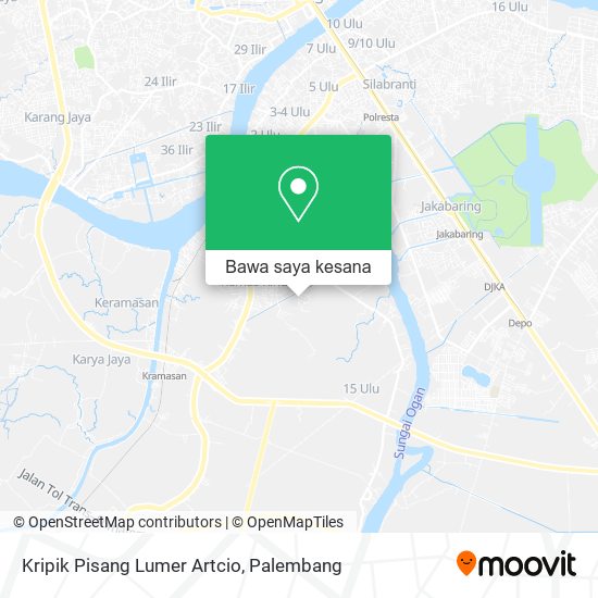 Peta Kripik Pisang Lumer Artcio