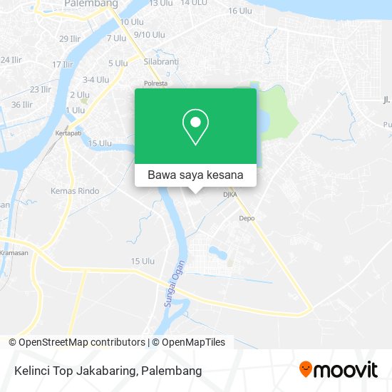 Peta Kelinci Top Jakabaring