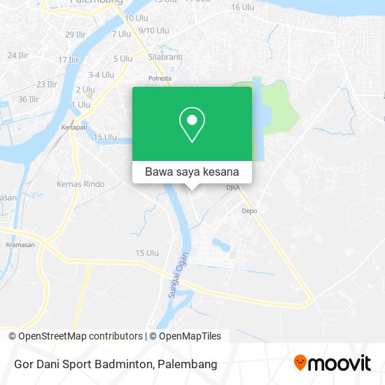 Peta Gor Dani Sport Badminton