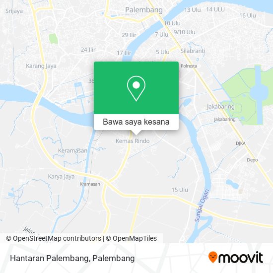 Peta Hantaran Palembang
