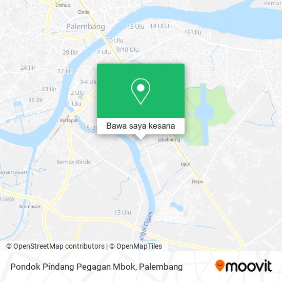 Peta Pondok Pindang Pegagan Mbok