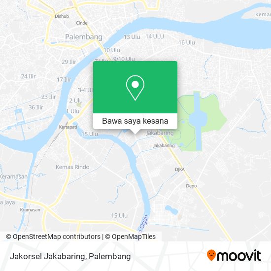 Peta Jakorsel Jakabaring