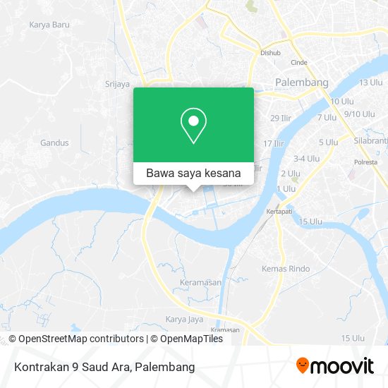 Peta Kontrakan 9 Saud Ara