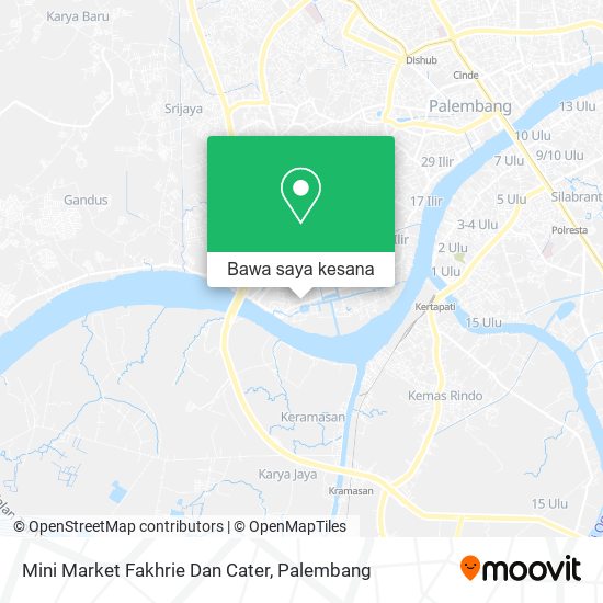 Peta Mini Market Fakhrie Dan Cater