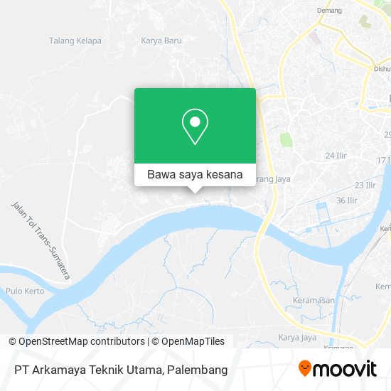 Peta PT Arkamaya Teknik Utama