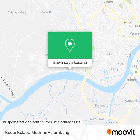 Peta Kedai Kelapa Mudrini