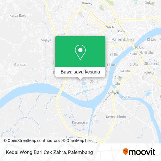 Peta Kedai Wong Bari Cek Zahra