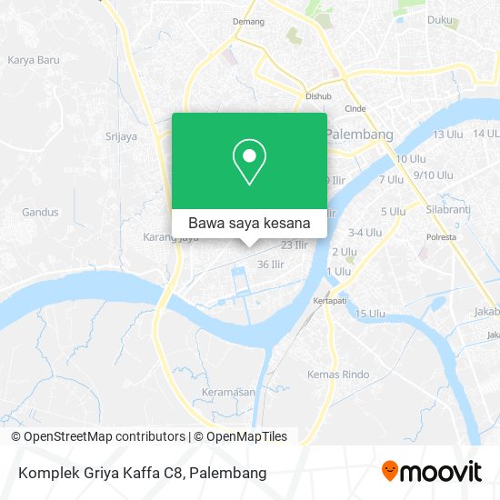 Peta Komplek Griya Kaffa C8