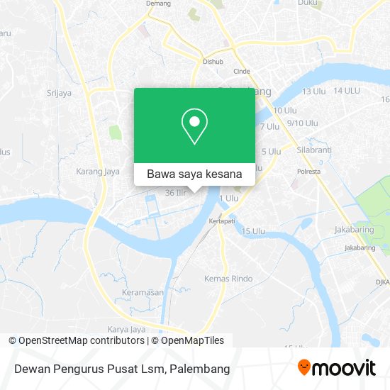 Peta Dewan Pengurus Pusat Lsm