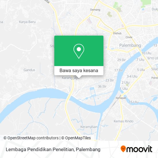 Peta Lembaga Pendidikan Penelitian