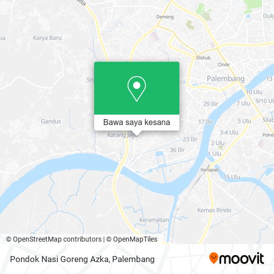 Peta Pondok Nasi Goreng Azka