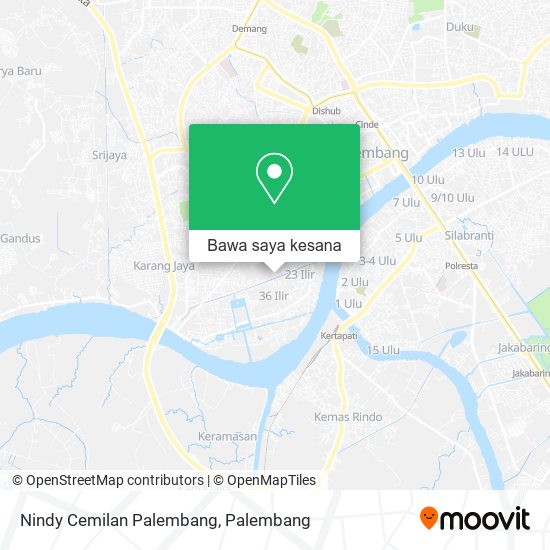 Peta Nindy Cemilan Palembang