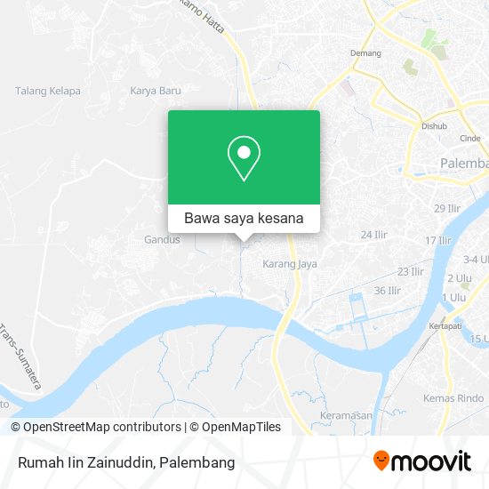 Peta Rumah Iin Zainuddin