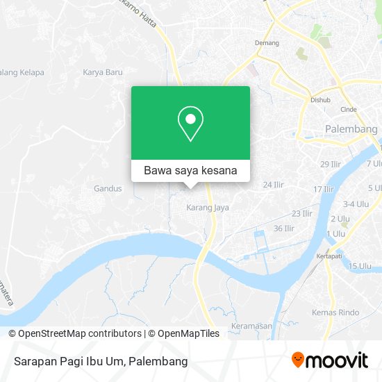 Peta Sarapan Pagi Ibu Um