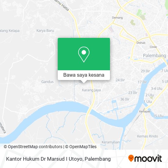 Peta Kantor Hukum Dr Marsud I Utoyo