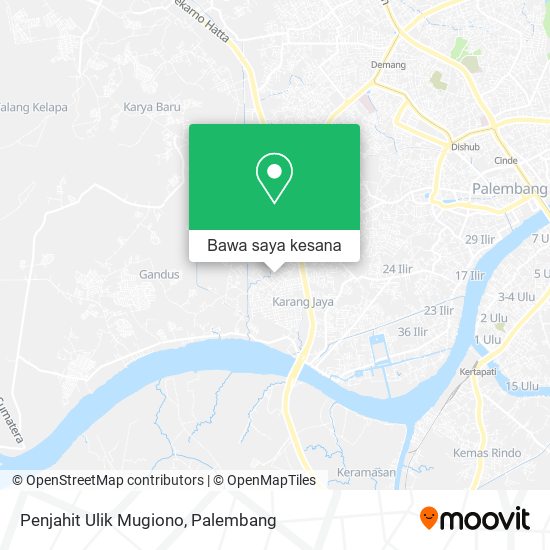 Peta Penjahit Ulik Mugiono