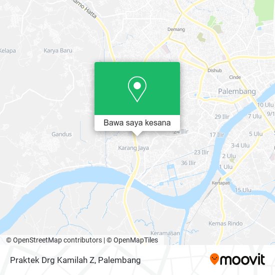 Peta Praktek Drg Kamilah Z