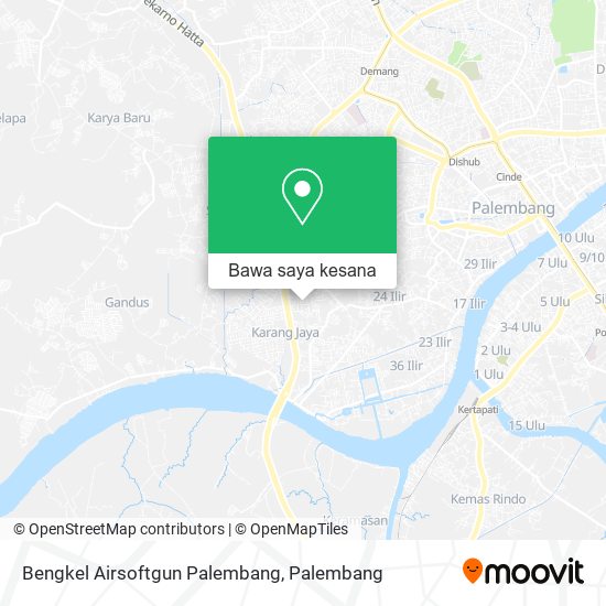 Peta Bengkel Airsoftgun Palembang