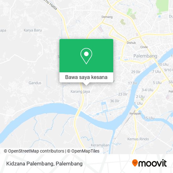 Peta Kidzana Palembang