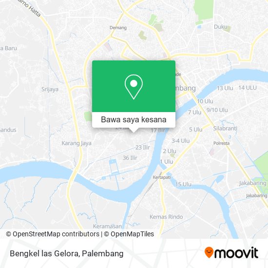 Peta Bengkel las Gelora