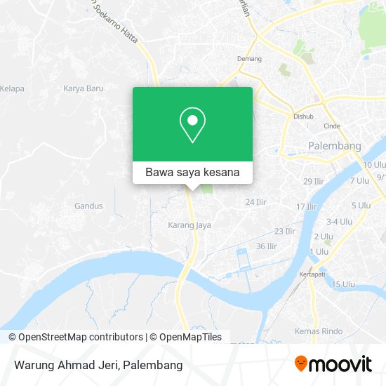 Peta Warung Ahmad Jeri