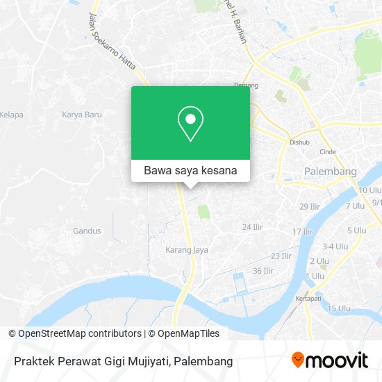Peta Praktek Perawat Gigi Mujiyati