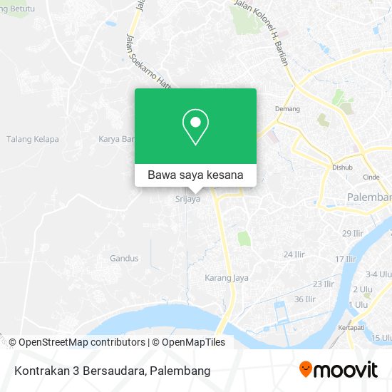 Peta Kontrakan 3 Bersaudara
