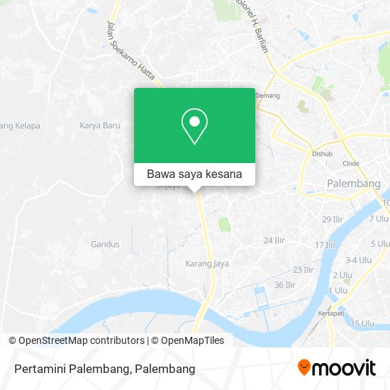 Peta Pertamini Palembang