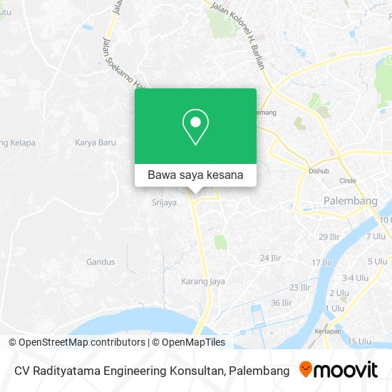 Peta CV Radityatama Engineering Konsultan