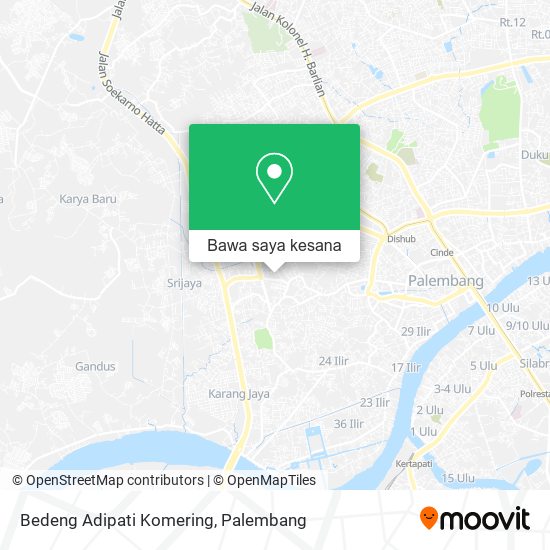 Peta Bedeng Adipati Komering