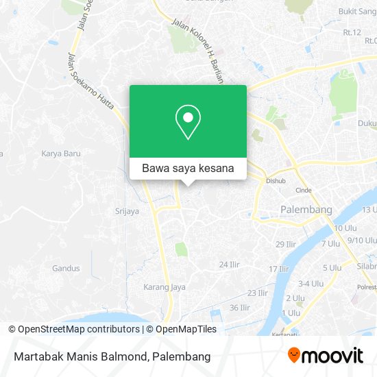 Peta Martabak Manis Balmond