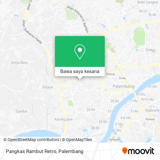 Peta Pangkas Rambut Retro