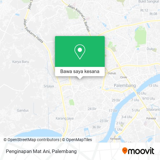 Peta Penginapan Mat Ani