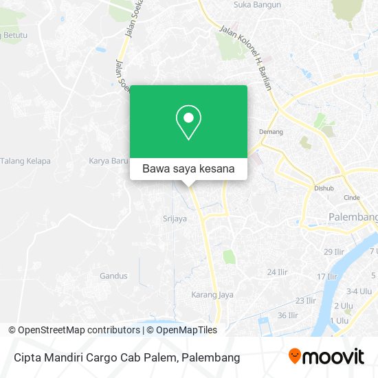 Peta Cipta Mandiri Cargo Cab Palem