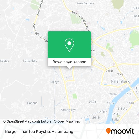 Peta Burger Thai Tea Keysha