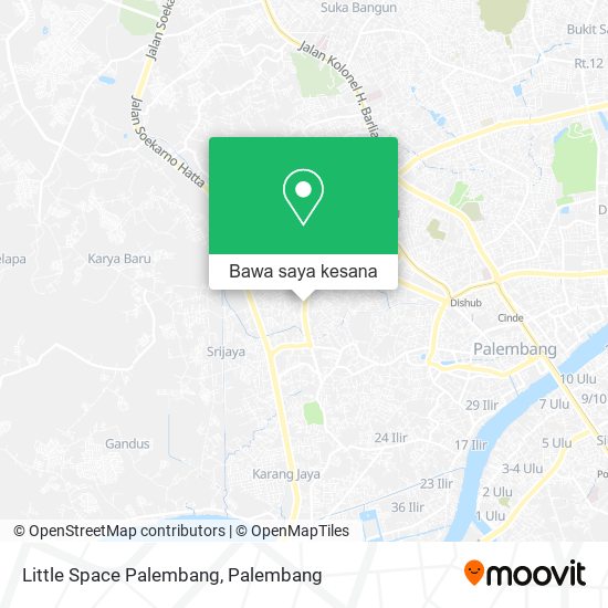 Peta Little Space Palembang