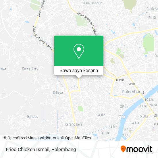 Peta Fried Chicken Ismail