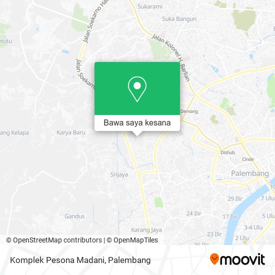 Peta Komplek Pesona Madani