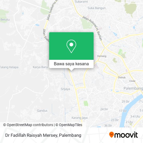 Peta Dr Fadillah Raisyah Mersey