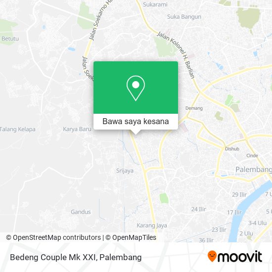 Peta Bedeng Couple Mk XXI
