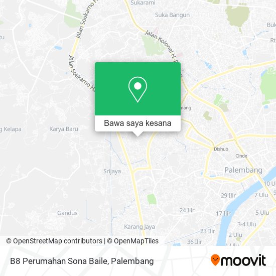 Peta B8 Perumahan Sona Baile