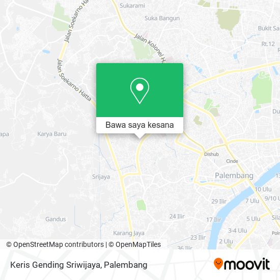 Peta Keris Gending Sriwijaya