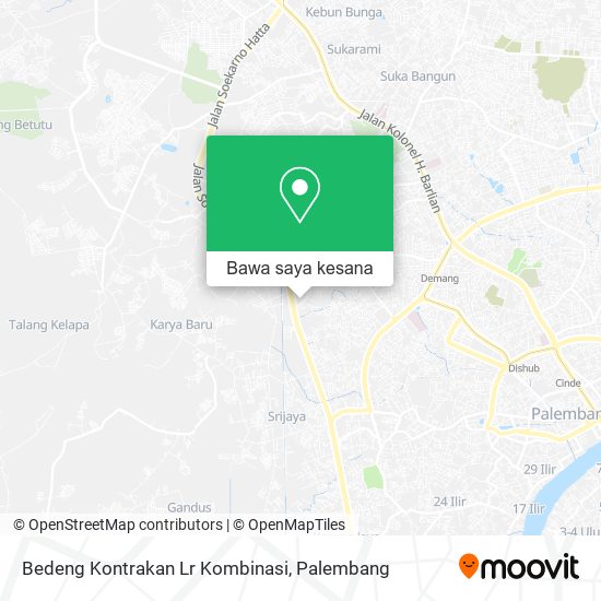 Peta Bedeng Kontrakan Lr Kombinasi