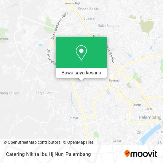 Peta Catering Nikita Ibu Hj Nun